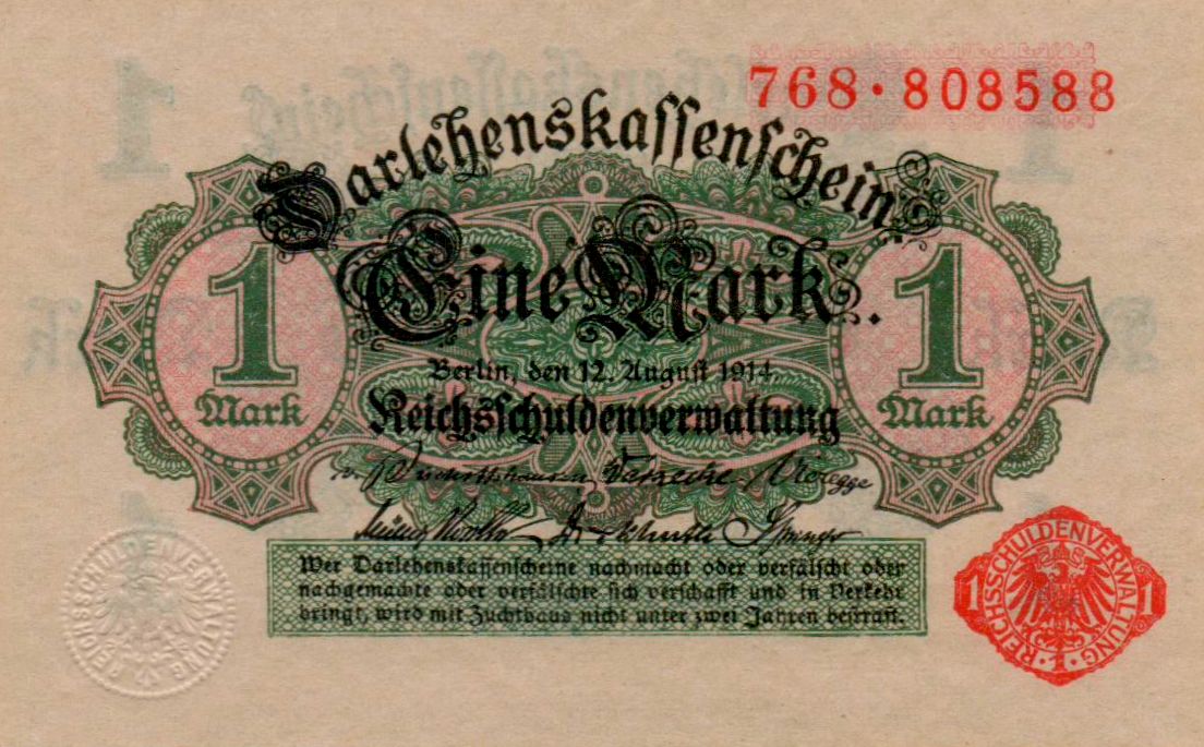Germany 1 1914 UNC P-50